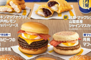 外国人「これが月見バーガー、日本では伝統の期間限定品だ」