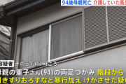 64歳息子、94歳母親の両足を掴んで2階から引きずり降ろす　母親は死亡