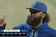 1軍再昇格後DeNAジャクソン 6試合 38.1回 防御率1.64 平均152km/h近いストレートを高めに投げ込むスタイルはバウアーの再来か