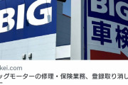 監査当局がビッグモーターの修理・保険業務の登録取り消し検討へ
