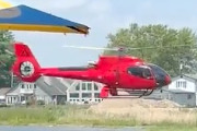 【動画】レストランに着陸しようとしたヘリコプターが横倒しになってしまう事故。