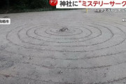 宇宙人の仕業か？精巧な絵図に驚きも…佐賀県の神社に次々と謎のミステリーサークル！
