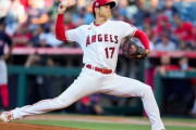 大谷翔平、自己最多4勝目で日米通算50勝！　7回2失点好投＆自ら同点打でエ軍快勝