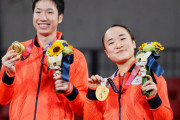海外「スゴイ試合」日本卓球界の悲願！水谷伊藤ペアが中国ペアとの激闘制して金メダル！（海外の反応）