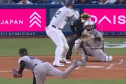 海外の反応「ハッキングか？MLBが大谷翔平の空振りを投稿してる」