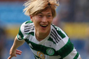古橋亨梧が前田大然のアシストから3戦連発！セルティック、ハーツに2発完封勝利で開幕4連勝　スコティッシュ・プレミアシップ第4節