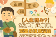 【人生詰み？】35歳非正規男、恋愛の攻略法は存在するのかｗｗｗ