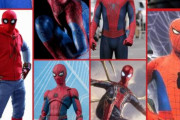 スパイダーマンのスーツ一覧を一枚にまとめたよ