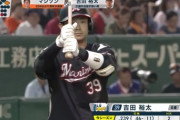 ロッテ吉田裕太(28) .234 2本 7打点 ops.691