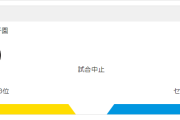 本日のDeNAー阪神は雨天中止が決定