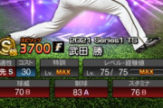 【プロスピA】武田勝がいくらなんでも弱すぎる…球威70・B球種0て
