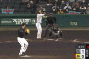 【阪神対ロッテ3回戦】阪神ドラ1佐藤輝明、ロッテ・佐々木朗希から同点タイムリー！！！！！！！