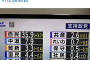 立憲でも公明でも集計しそう　〜　NHK世論調査がおかしい件