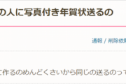 女さん『子どもがいない人や不妊の人に子供の写真年賀状送っていい？作り分けるのめんどい』