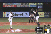 【オリックス対ソフトバンク18回戦】オリックス・マチャドの牽制悪送球wwwwwwwww