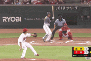 昨日の阪神広島戦で植田が死ぬほど粘って満塁になった後の福留のゲッツー