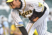 阪神の２番手・藤浪が２試合連続被弾となる２ランで痛恨の失点　表情ゆがめる