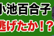 小池　百合子　知事　逃走