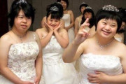 【画像】夢は…「結婚！」　ダウン症や自閉症の女性１８人が模擬挙式