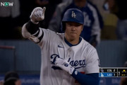 海外の反応：大谷翔平が“悪球粉砕”52号＆52盗塁でリーグ2冠独走「紛れもない怪物」「あんなに大柄な男があんなに速く…」