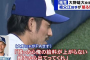 中日・祖父江「お前が残ると俺の給料上がらんから出て行け」　大野「残るよ」　祖父江「ふざけるな」
