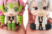 桜餅とおはぎの用意不可避「鬼滅の刃」蜜璃＆実弥が上目遣いでフィギュア化