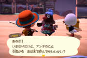 あつまれどうぶつの森 遂にニックネームで呼ばれるようになりました