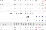 【WBC】韓国22－2中国 ← これ