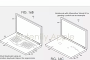 【緊急悲報】『MacBook』の物理キーボードを廃止、デュアルディスプレイ化した特許をAppleが取得！！！！