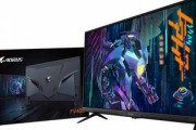 GIGABYTE､144Hz対応の43インチ4Kモニタ｢AORUS FV43U｣を発売　価格は約168,000円