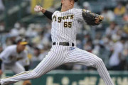 阪神・湯浅、７試合連続無失点　〝八回の男〟が快投