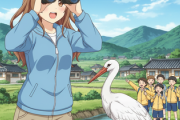 京都で生まれ行方不明だった「コウノトリ」、韓国で地元小学生が発見…夢は鳥類学者「日本にも行ってみたい」