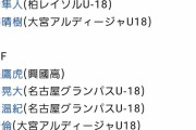 【悲報】U-18日本代表さん、ユースの方がやっぱり多い件…