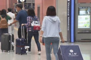 【インバウンド】国慶節で中国人旅行客が大勢到着、関西空港