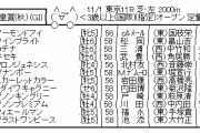 11/1(日) 第162回 天皇賞(秋)(G1)