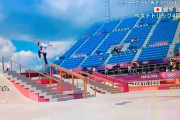 【五輪】堀米雄斗金メダル、スケートボード・男子ストリート、初代王者
