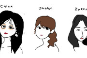「日本・中国・韓国女性の違いってこんな感じでしょ」外国人の比較イラストが話題に