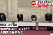 【悲報】愛知県のコロナ患者情報流出の件でハゲが謝罪してしまう