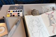 【悲報】新幹線の座席でお絵描きしてた絵師さん、炎上してしまうｗｗｗｗｗｗｗｗｗｗｗｗｗｗ