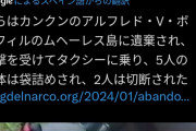 【画像】森に遺棄されたタクシーの中から袋詰めされた5人の遺体を発見