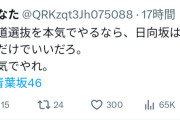 【悲報】坂道御意見番さん、坂道選抜関連のポストが結局日向叩き頼りになって終わる