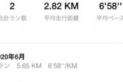 ランニングして来た。1kmあたり6分ってお前ら的にどういう評価？？？