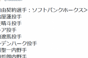 【朗報】ソフトバンクの自由契約、宝の山