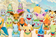 ポケセン公式「ポケダンDXぬいぐるみ」購入報告まとめ　ゲームで選ばれた主人公とパートナーを選んで見るのもアリだな！