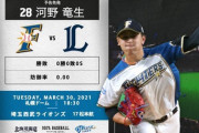 【日ハムvs西武1回戦】5（三）野村　6（左）淺間