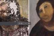 【動画】スペイン教会のキリスト肖像画を「PhotoshopのAI」に修正してもらった結果・・・