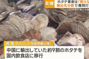 【朗報】ホタテ業者、全く効いてなかった！「ほとんど国内に流してるのでそこまで困りません