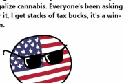 【アメリカ】大麻を合法化するよ【ポーランドボール】