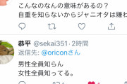 【悲報】ジャニオタ、また組織票でランキングを荒らす。ベストジーニスト上位をジャニタレが独占。韓
