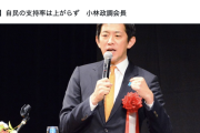 【サゲ悲報】支持通信「自民・小林政調会長『党支持率上がらず』…早期の解散総選挙に否定的な認識を示した形」→コバホーク即否定「一言も触れていないし、そんな文脈で話してない」